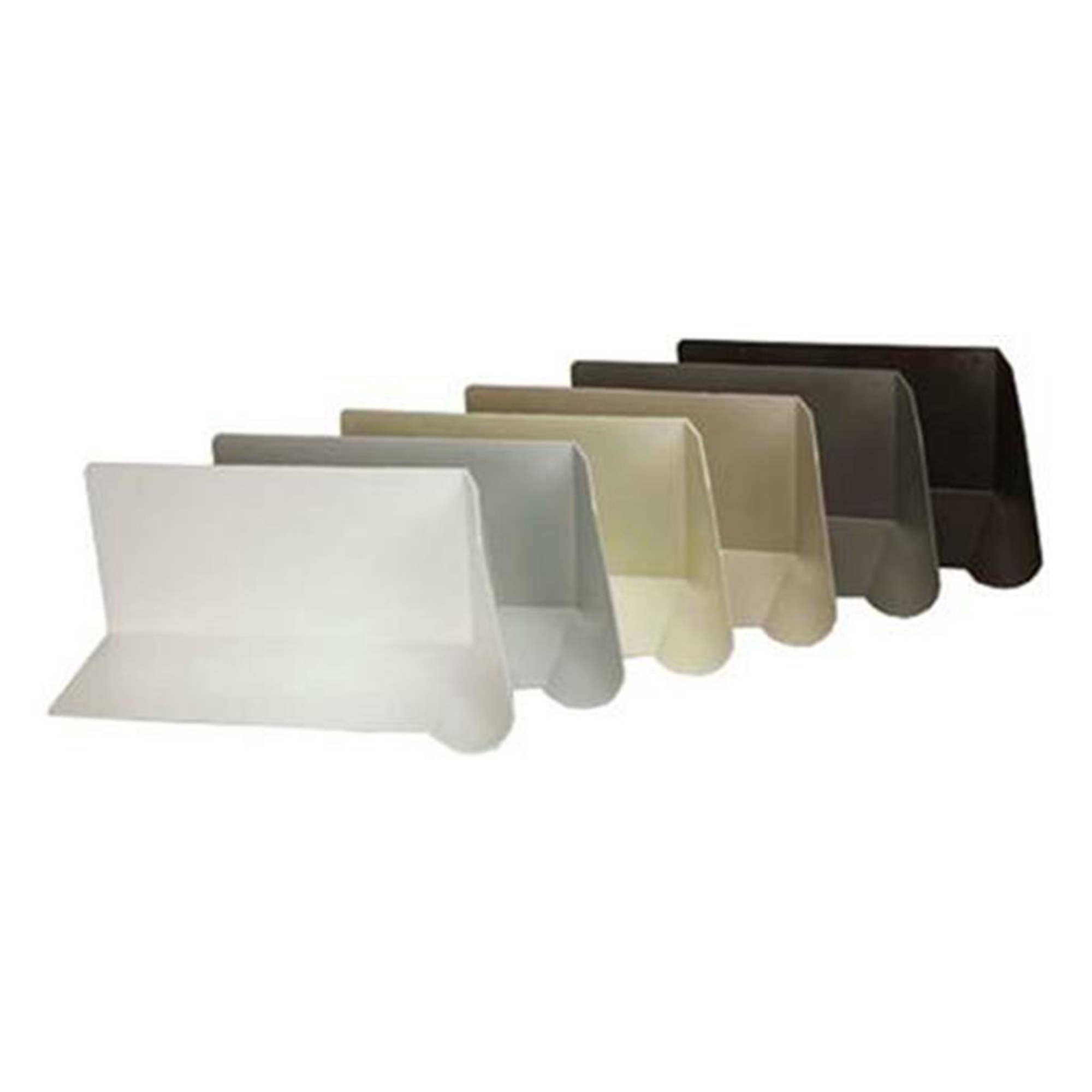 DryFlekt Kickout Diverter — 14in. x 6in., Right-Hand, Brown, UV Resistant, Model# PKORB